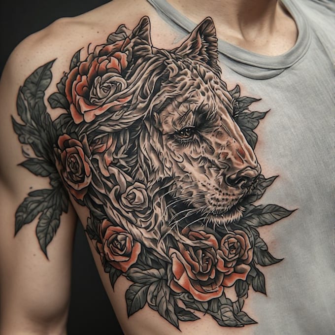 design a modern and minimalist tattoo design