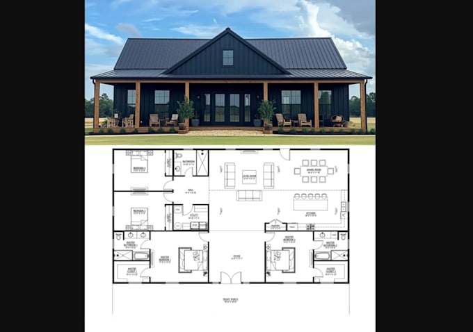 design barndominium plans, floor plans and elevations