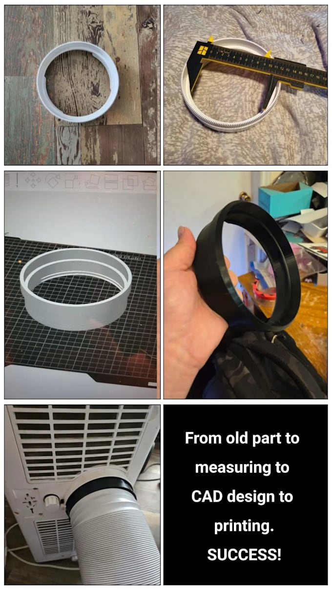 recreate broken, damaged, or obsolete plastic parts