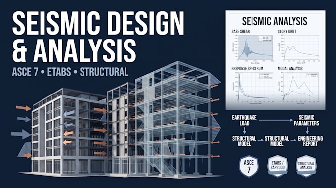 do seismic design, seismic analysis, structural analysis, asce 7, etabs