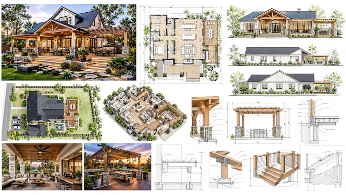 draw deck, pergola, porch covered patio permit