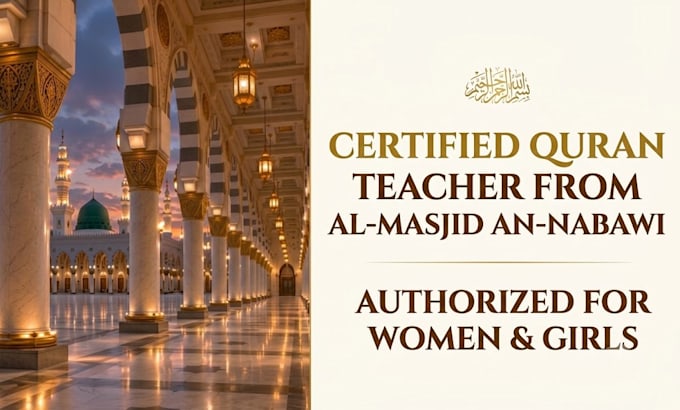 be your certified quran and arabic tutor with ijazah