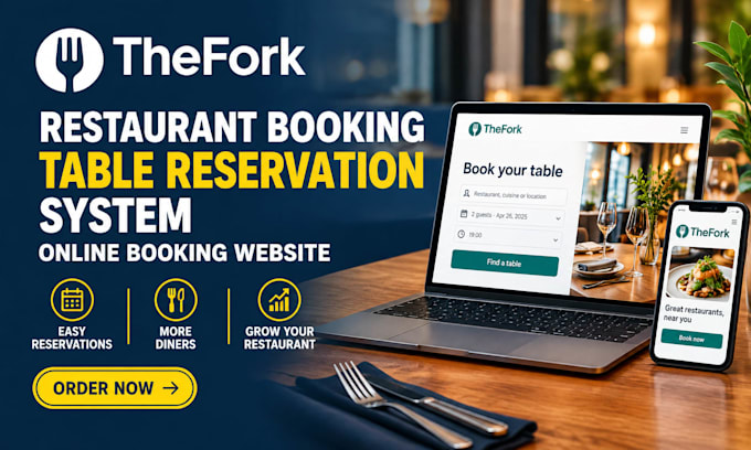 do thefork restaurant booking table reservation system online booking website
