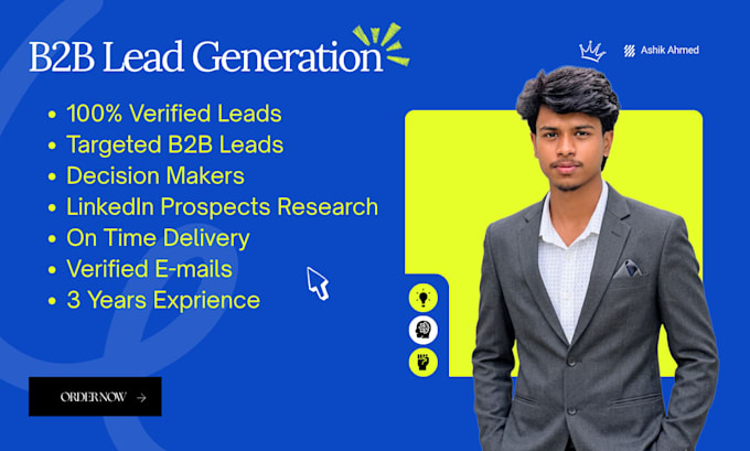do leads generation for any industry I provide verified email leads