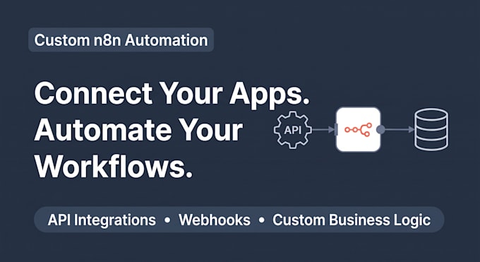 build custom n8n automation workflows and API integrations