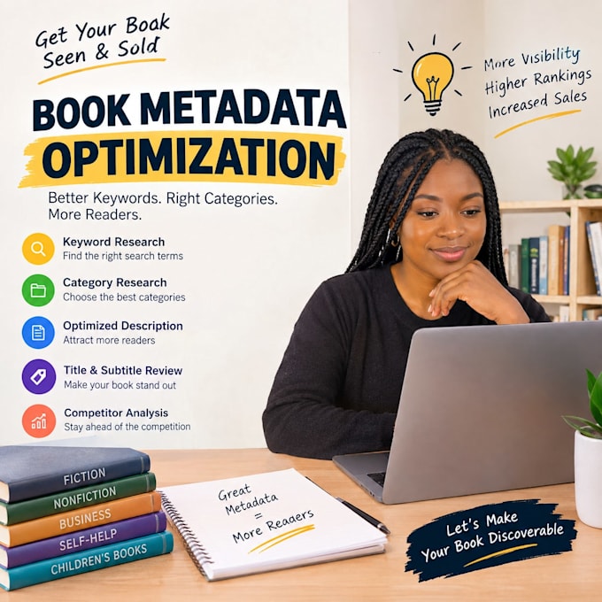 optimize your book metadata, keywords and categories