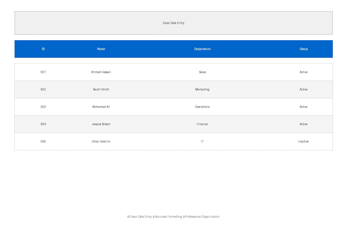 do data entry, microsoft office