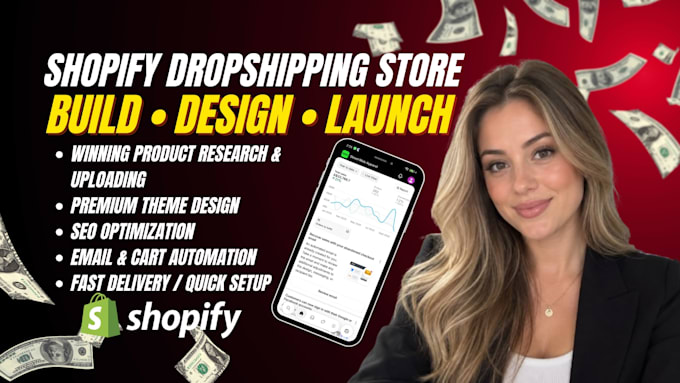 build a shopify dropshipping store with product setup plus supplier integrations