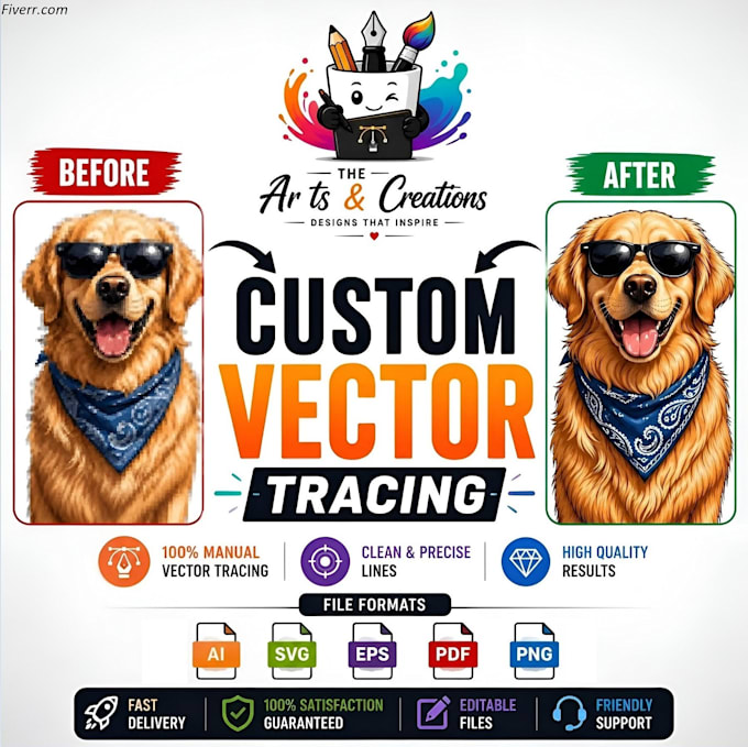 vector tracing, convert image to vector file, vector logo, vectorize image