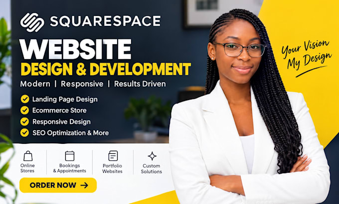 build squarespace website design squarespace redesign square up development seo
