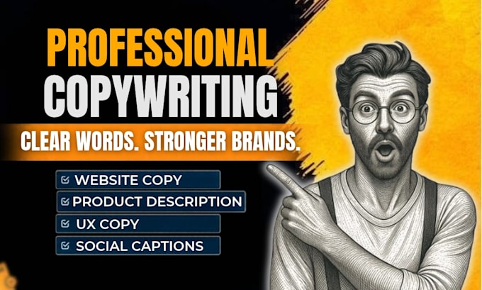 write clear converting copy for websites, products and brands
