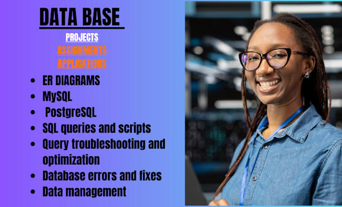 do sql queries, mysql, postgresql, database design, joins, tables, relationships