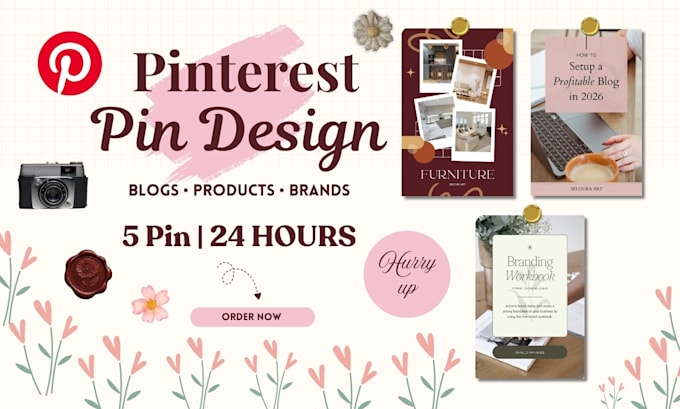 design scroll stopping pinterest pins for your brand