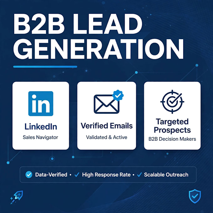 b2b lead generation with linkedin leads and verified email list