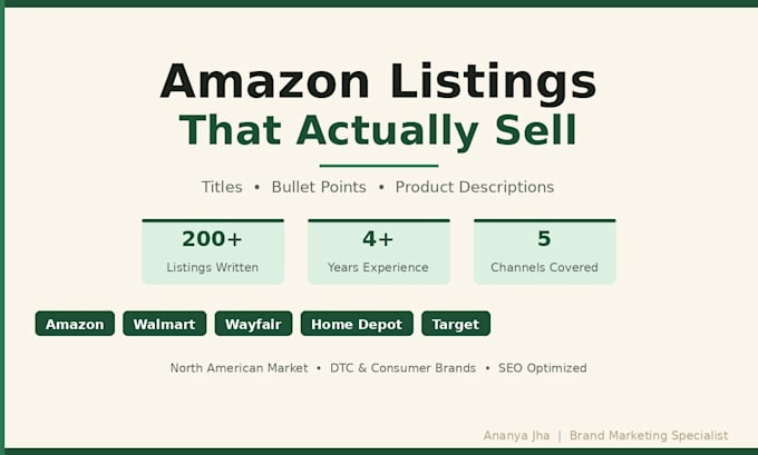 write amazon product listings that actually sell