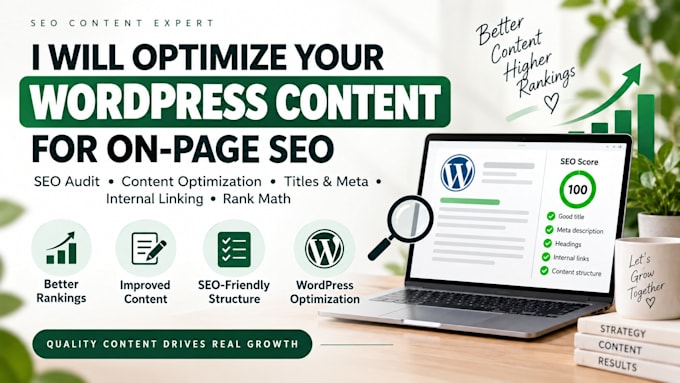 optimize your wordpress content for on page SEO