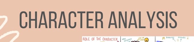 analyze a character of your choice