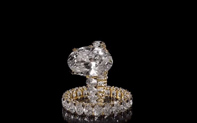 create stunning 3d jewelry animation and photorealistic rendering