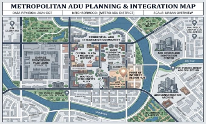 create a custom location, city or neighborhood vector map