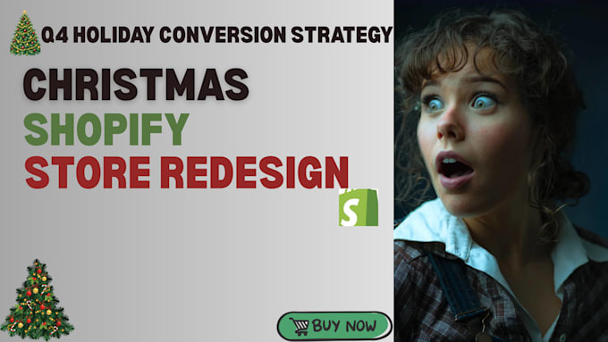 design or redesign shopify dropshipping store for christmas