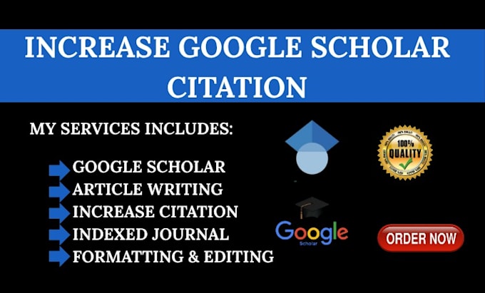 increase google scholar citations, backdate citation, and indexed journal
