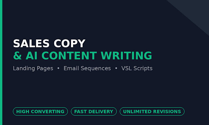 high converting sales copy and ai content scripts