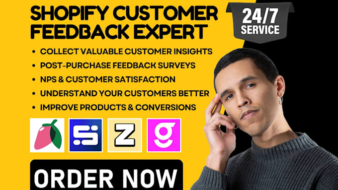 setup shopify feedback and survey zigpoll bizrate gojiberry grapevine apricot