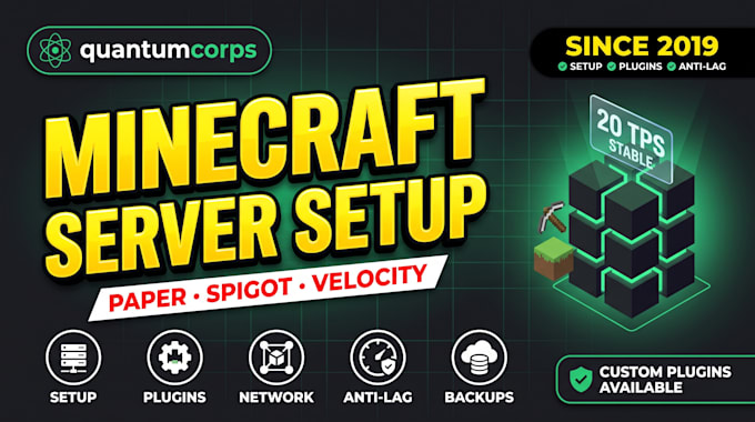 set up, optimize and fix lag on your minecraft server