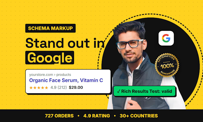 add schema markup and fix structured data errors for google rich results