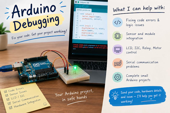 troubleshoot and fix your arduino code and project errors