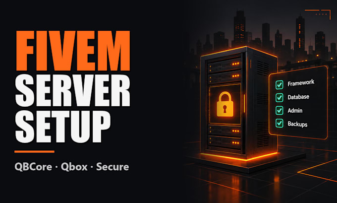 set up and secure your qbcore or qbox fivem server