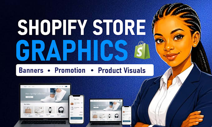 design professional shopify store graphics and banners