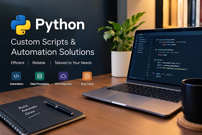 develop custom python scripts and automation solutions