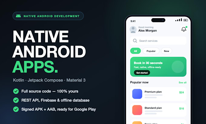 build your native android app