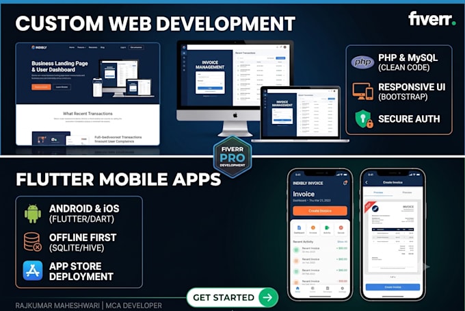 create a custom website