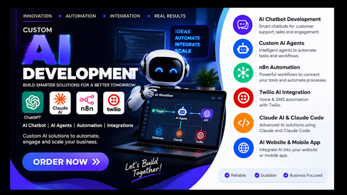 build custom ai agent setup ai chatbot ai development ai twilio with claude code