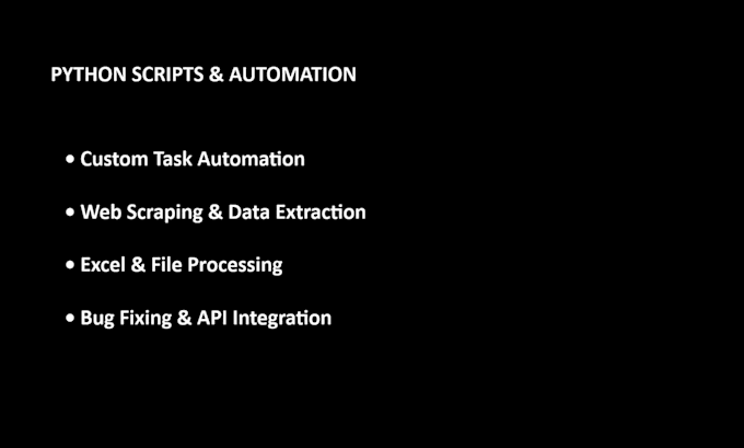 write custom python scripts and automate your daily tasks