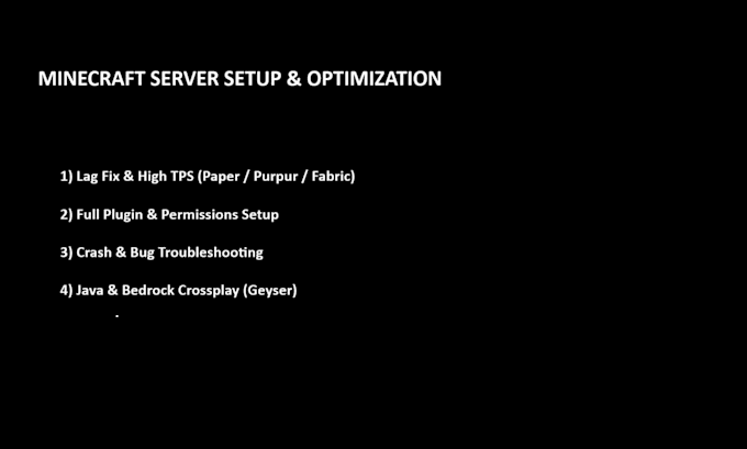setup and configure a high performance minecraft server on your vps