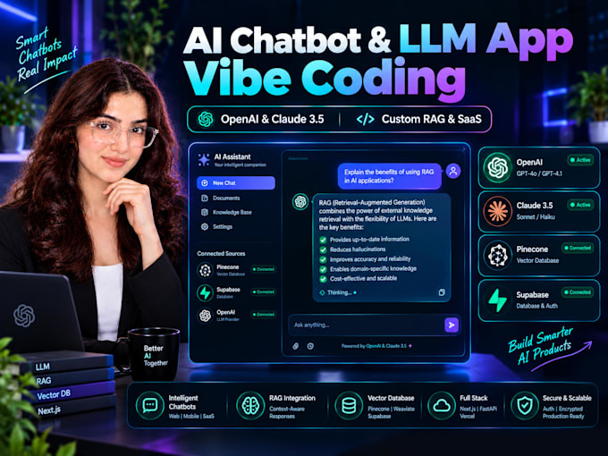 develop full stack ai chatbot mvp using cursor and bolt new