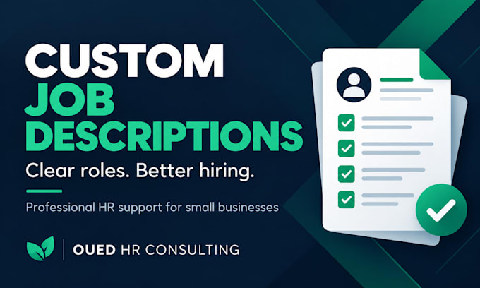 write clear job descriptions for your small business