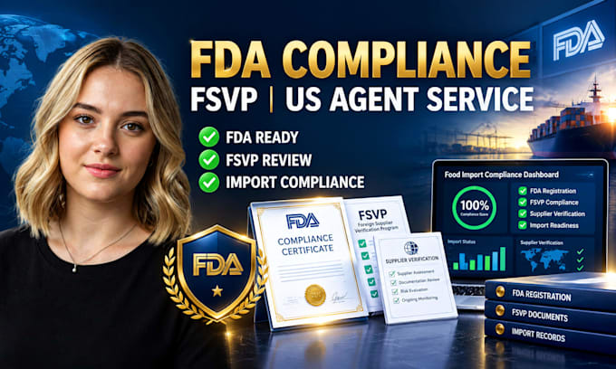 provide fda compliance, fsvp and US agent service