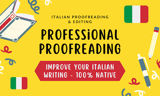 proofread and correct your italian text