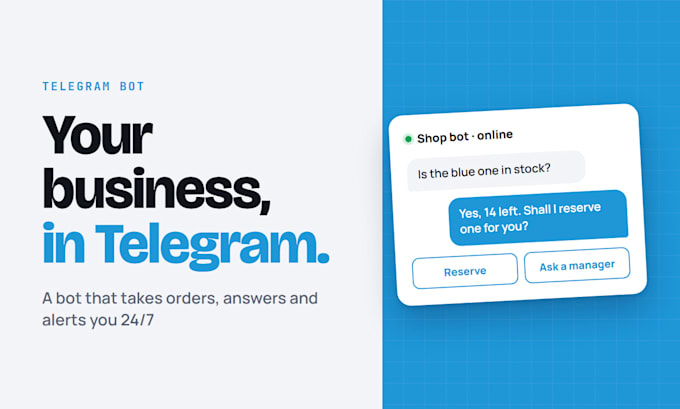 build a telegram bot with ai for your business
