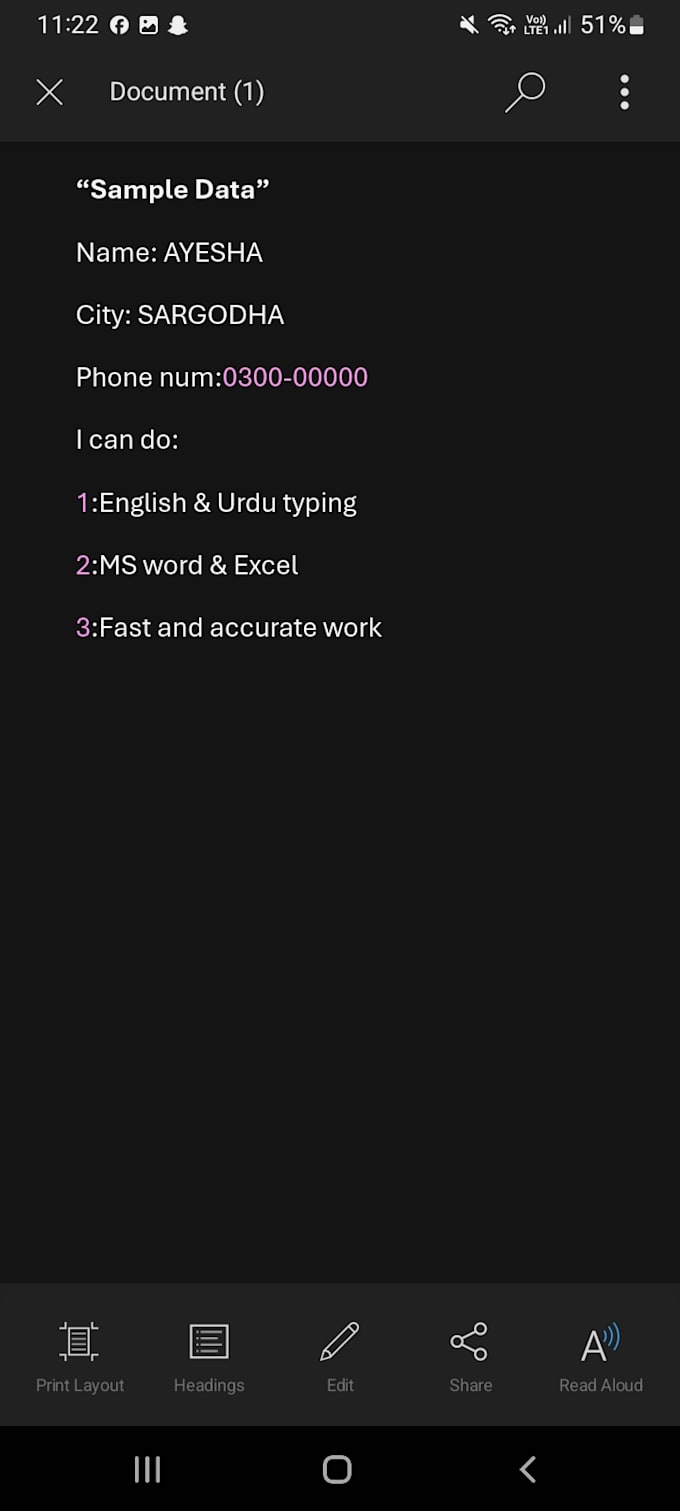 do urdu translation and typing