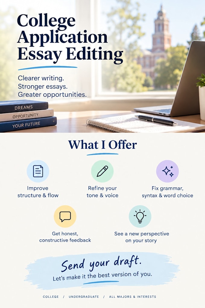 edit your college undergraduate admissions essay