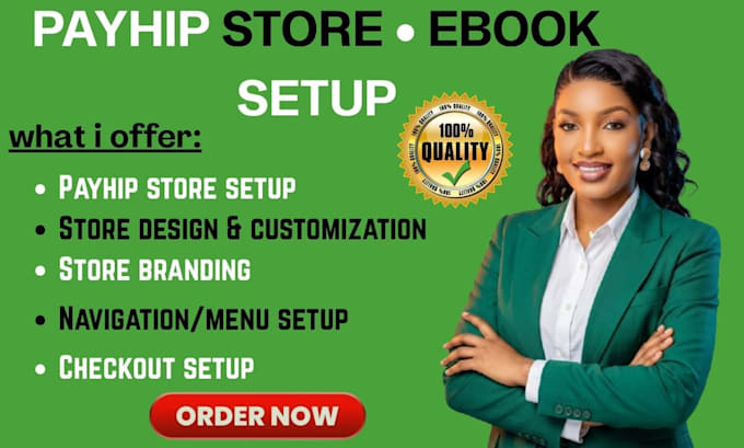 design payhip store setup email automation ebook digital products