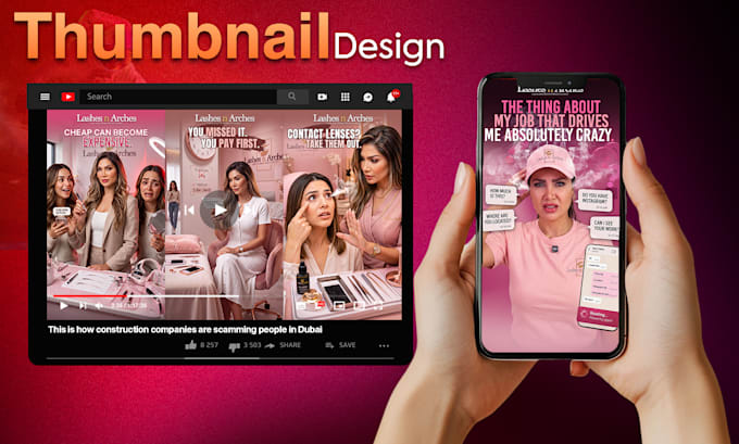 design viral finance, trading and crypto youtube thumbnails