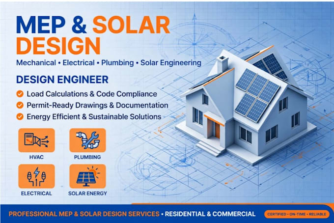 create professional mep and solar drawings using autocad