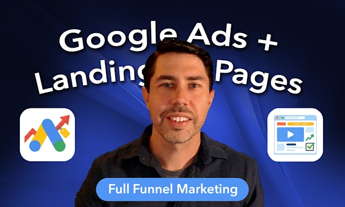 set up google ads and landing page funnels