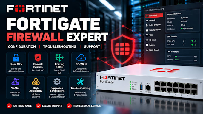 configure and troubleshoot your fortigate firewall